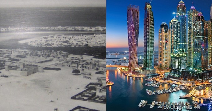 Дубай раньше и сейчас
