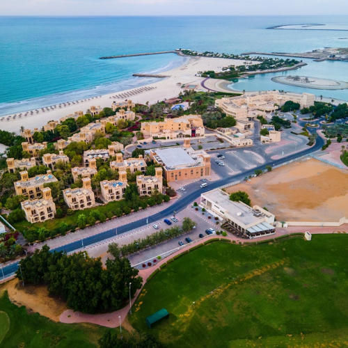 View of Al Hamra Village in RAK