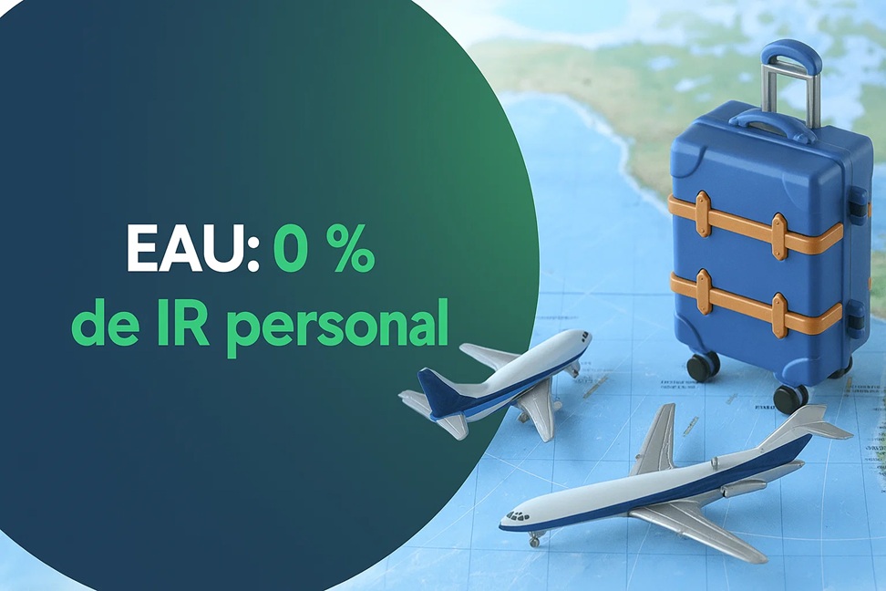 Imagen que destaca 0 % de IRPF en EAU