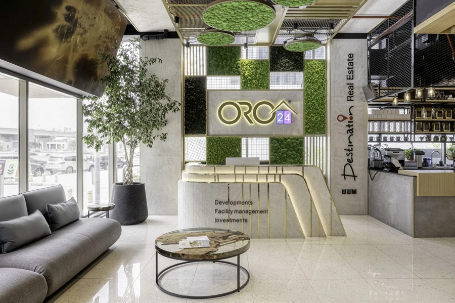 Oro24 Developments Corporate Headquarters – Reception Area, Dubai