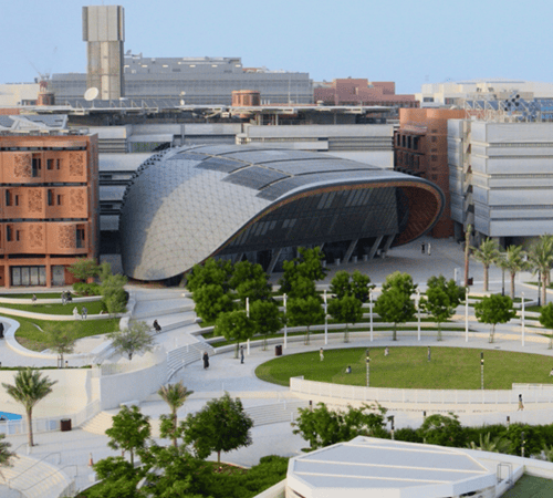 Area Masdar City in Abu Dhabi