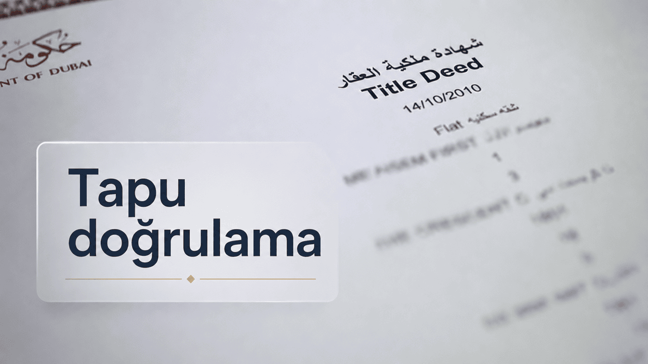 Dubai’deki gayrimenkul sahiplerinin mülkiyet haklarının doğrulanması